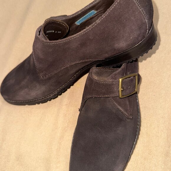 MENS BROWN COLE HAAN NIKE AIR BUCKLE SHOES SIZE 12M GREAT SHAPE GENTLY WORN - Picture 3 of 6